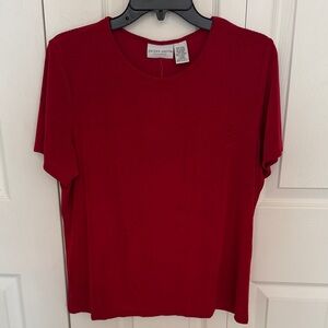 Red Women's Top, size XL, NWT
